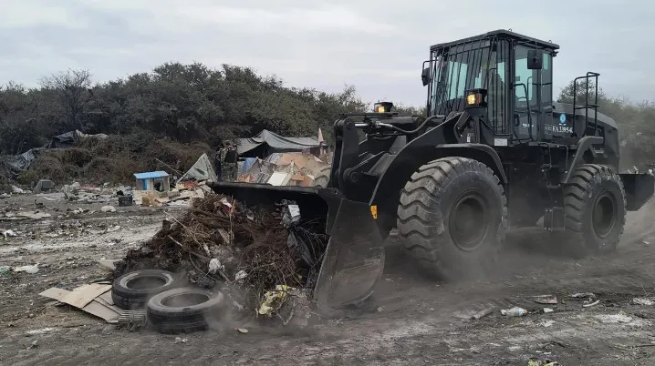 saneamiento en el vertedero