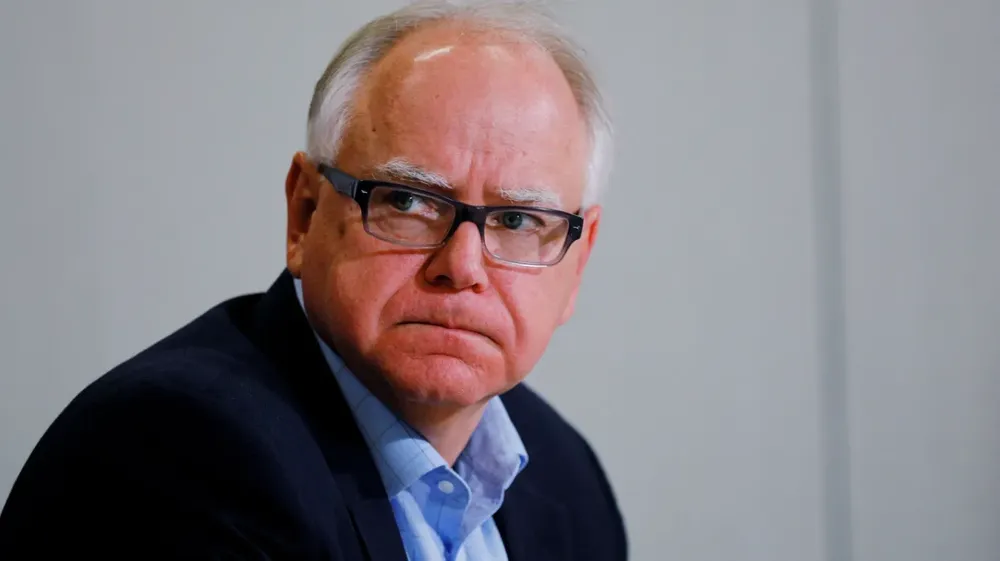 TIM WALZ Candidato a vicepresidente democrata EEUU