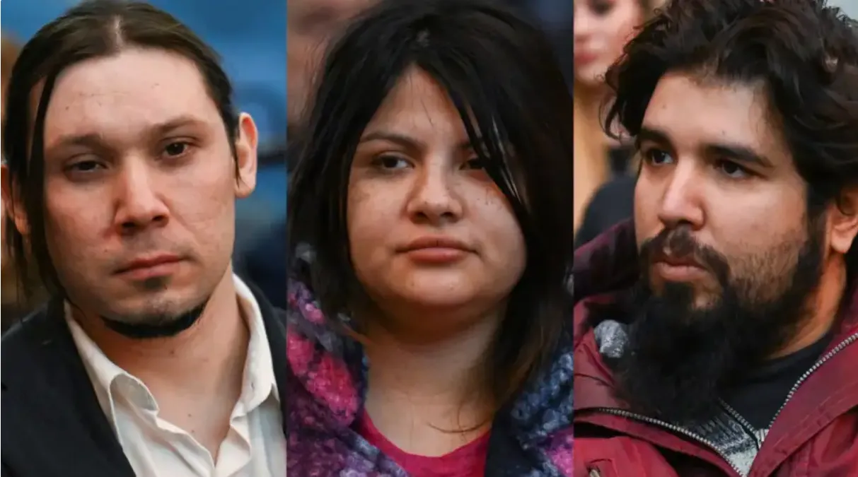 Fernando Sabag Montiel Brenda Uliarte y Nicolás Carrizo JUICIO por atentado contra CFK PHAgencia Afp